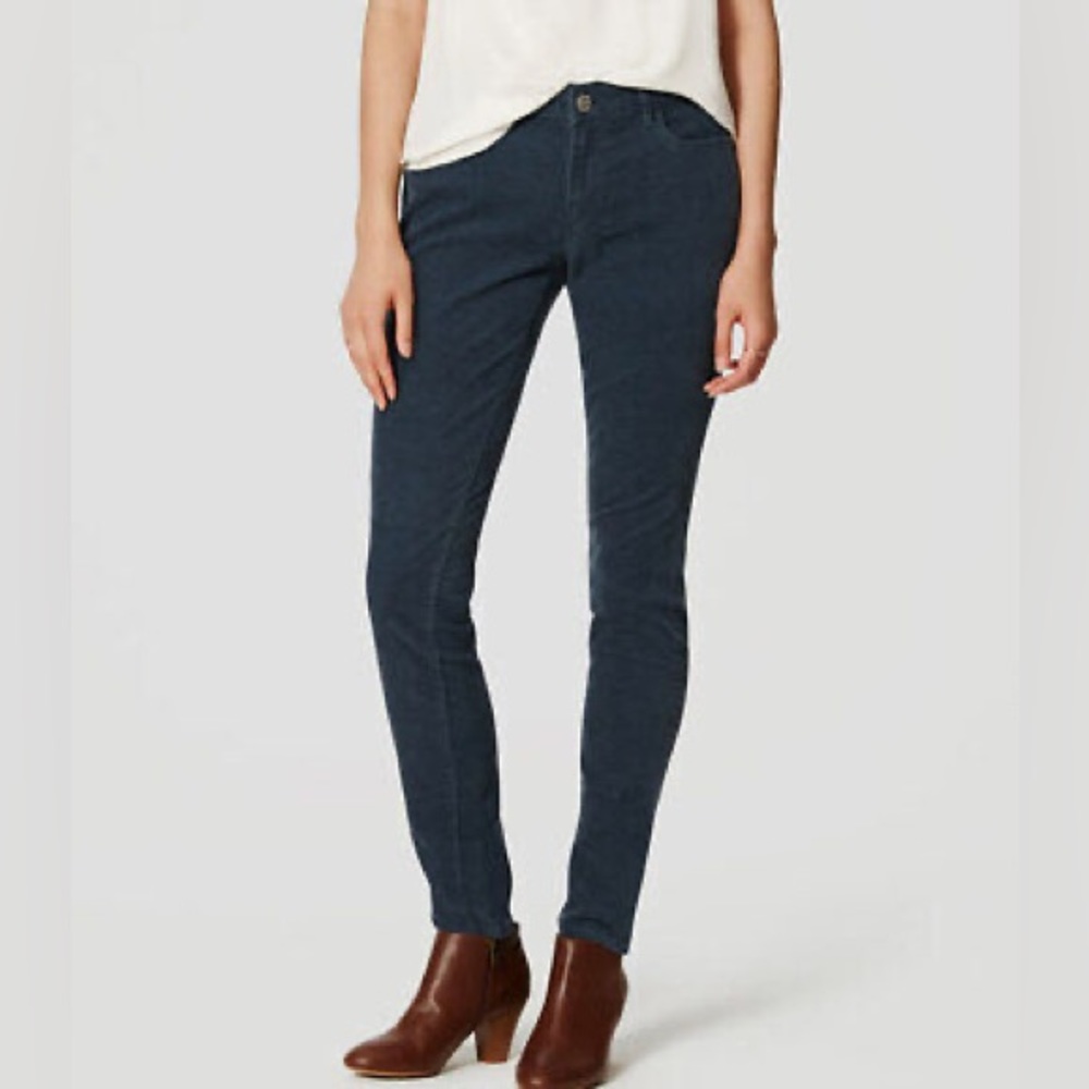 Loft curvy skinny cords